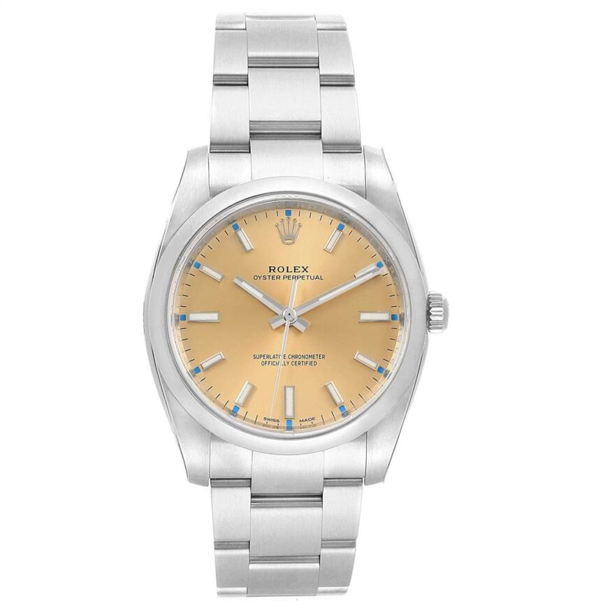 Rolex Oyster Perpetual White Grape 34mm