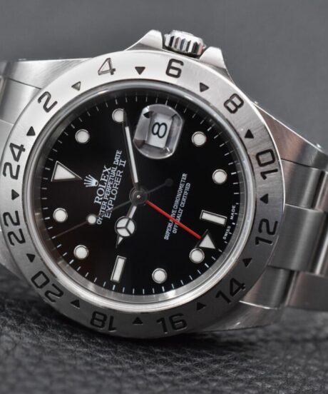 Rolex Explorer II 16570 Black rare K series with card