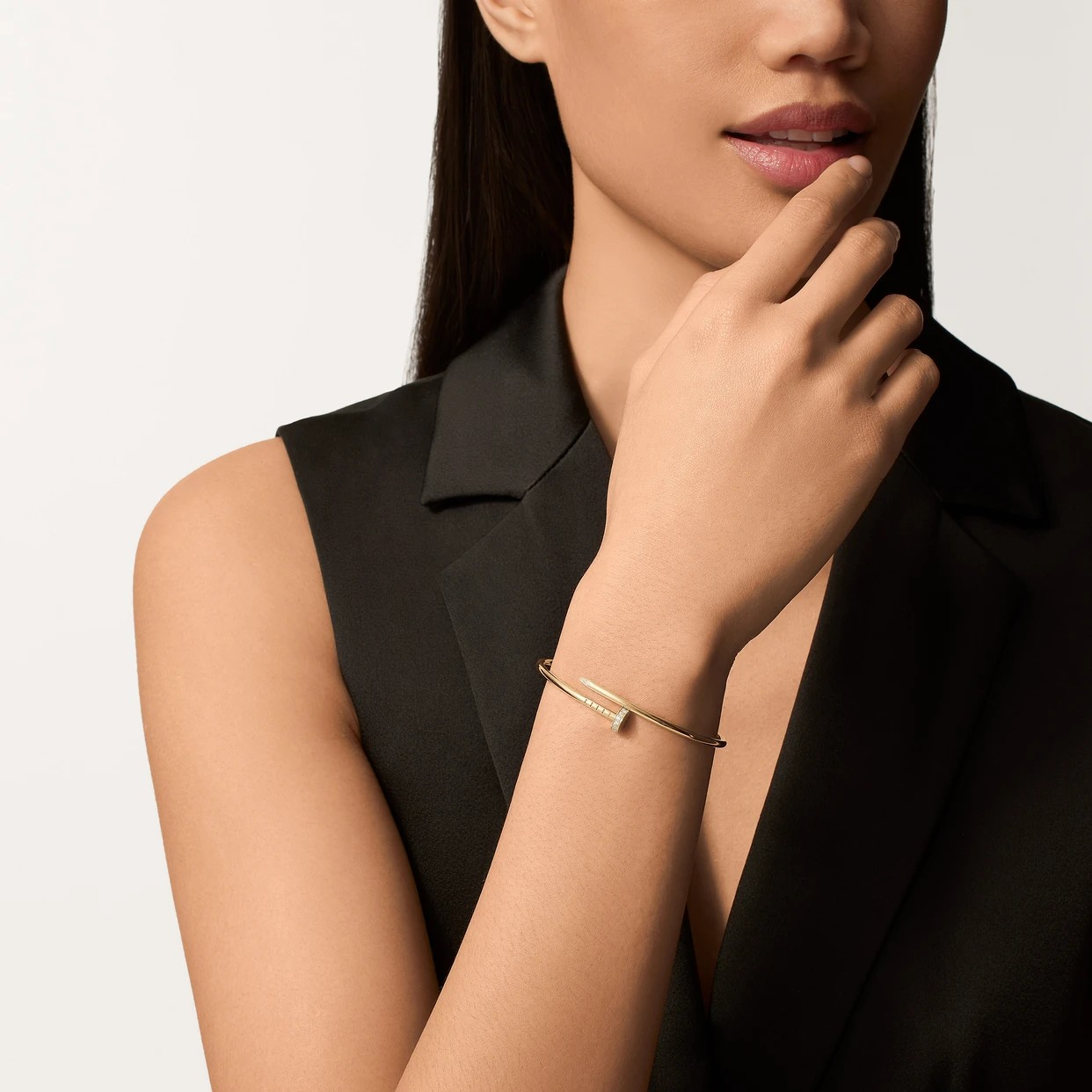 Cartier JUSTE UN CLOU BRACELET SMALL MODEL DIAMONDS CRB6066116 New 2025 - Image 8