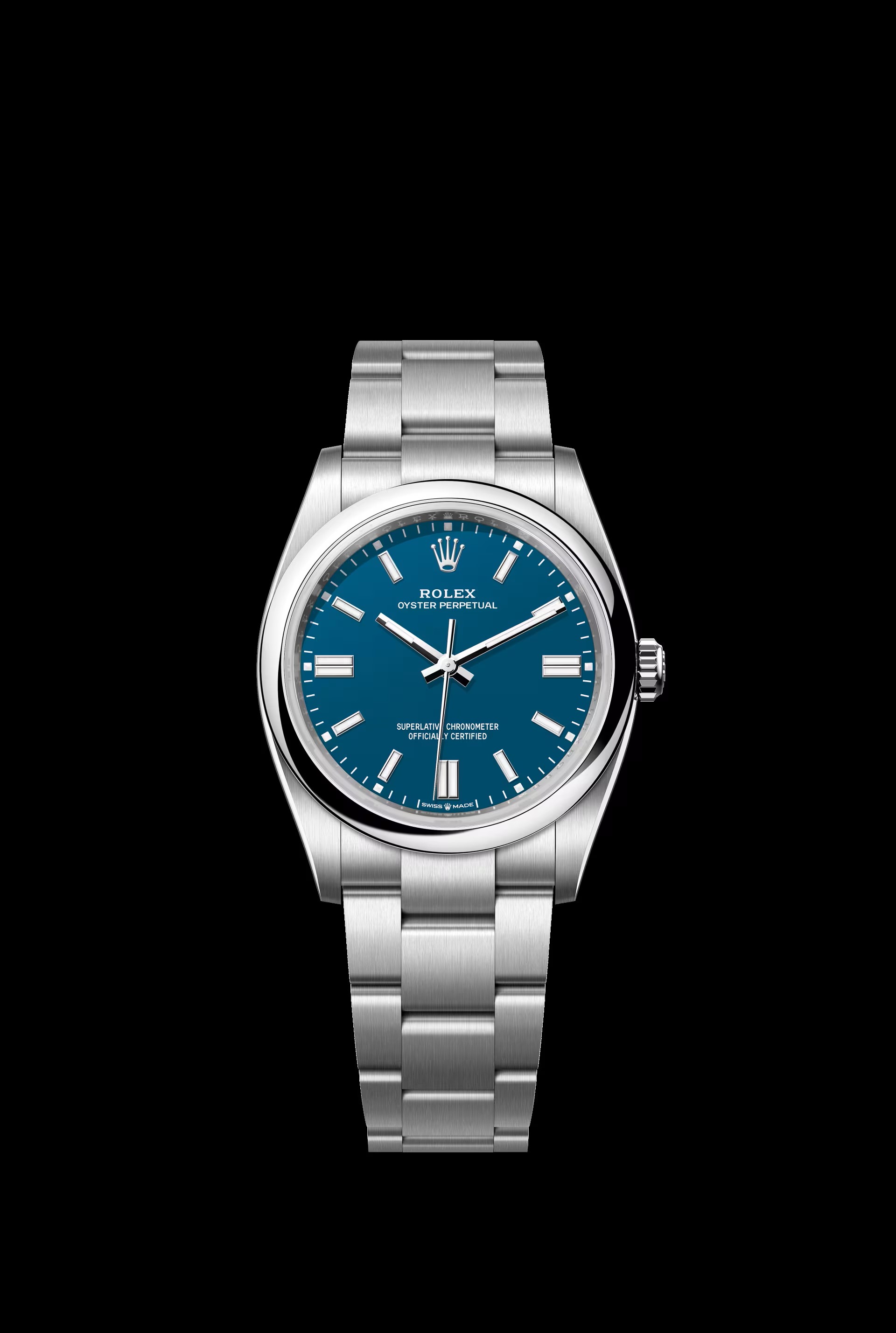 Rolex Oyster Perpetual 36 126000 Med Blue NEW 2026 Full Stickers
