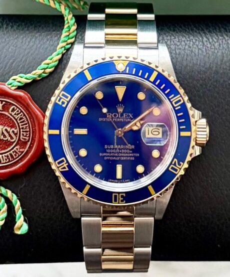 Rolex Submariner Date 16803 Blue Nos 1986