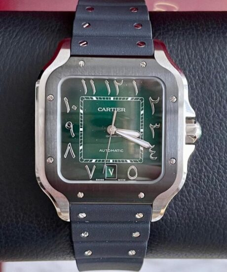 Cartier Santos Green Arabic New Stickers