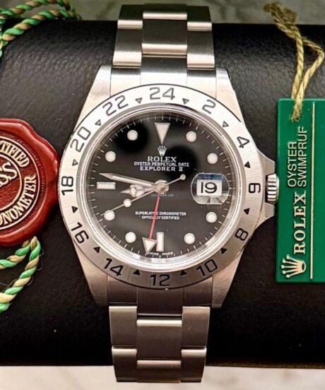 Rolex Explorer Ii Black 16570 Nos K Series