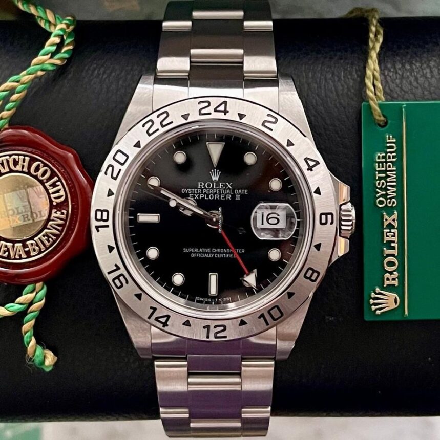 Rolex Explorer Ii 16570 Black U Series