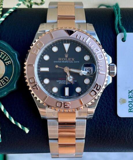 Rolex Yacht Master 37 Black New Full Stickers