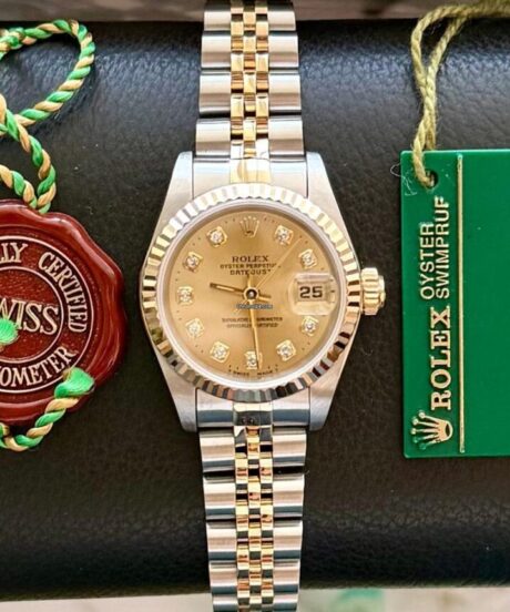 Rolex Lady Datejust Champagne Diamonds Nos W Series