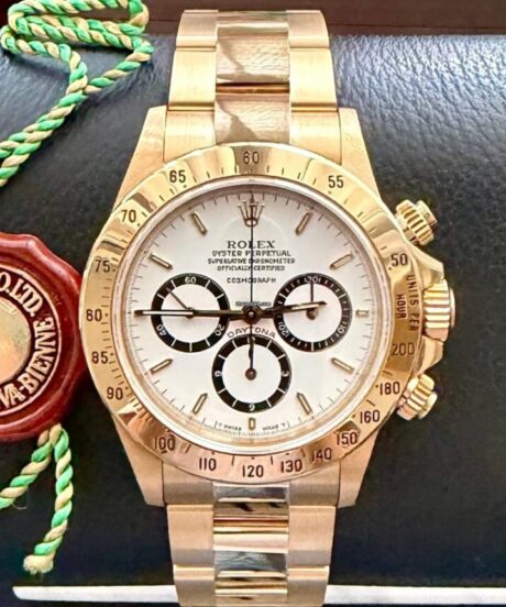 Rolex Daytona Zenith White L series “Semi-Porcelain” FLOATING Dial NOS
