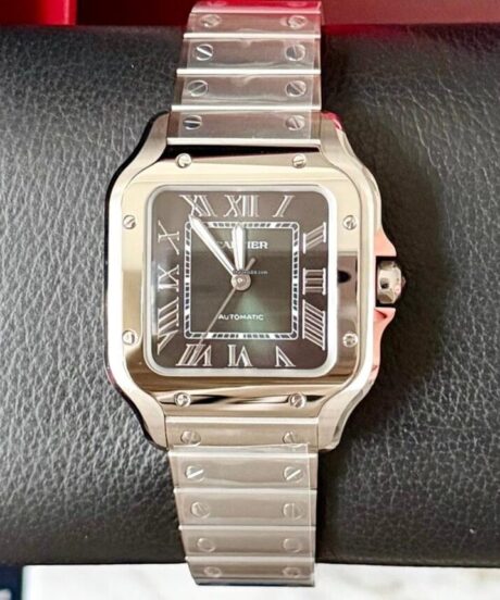 Cartier Santos De Cartier Green New Full Stickers