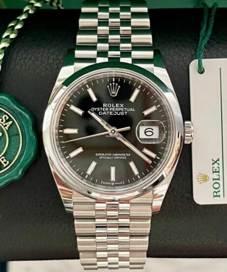 Rolex Datejust 36 Black 126200 New 2025