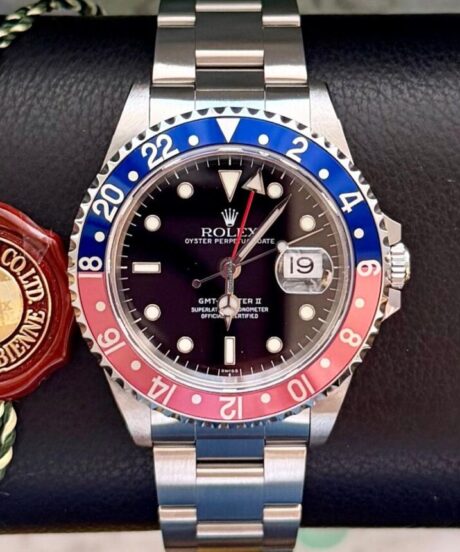Rolex Gmt Master Ii Pepsi Faded Swiss Only Nos U Series