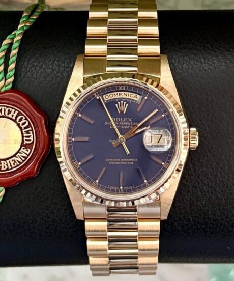 Rolex Day Date 36 Blue 18238 Nos E Series